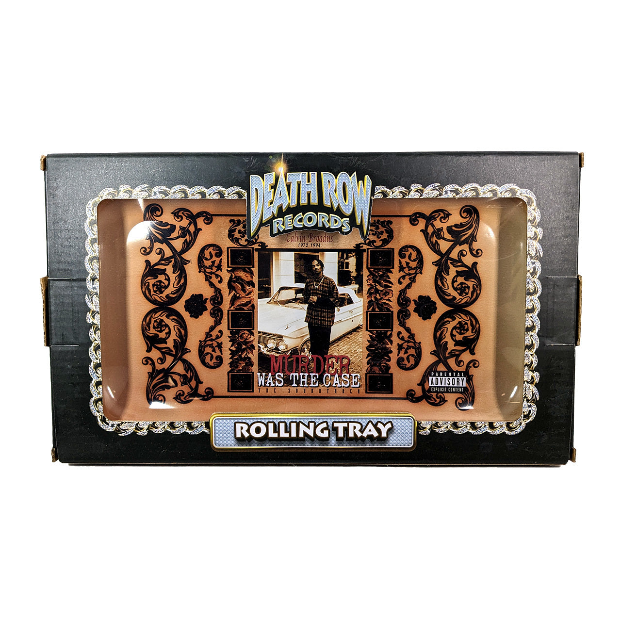 Death Row Records - Murder Was the Case Rolling Tray 10”x6 Death Row Records - Murder Was the Case Rolling Tray 10”x6